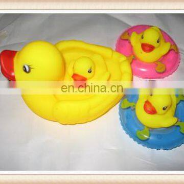 floating duck toy, rubber bath yellow duck