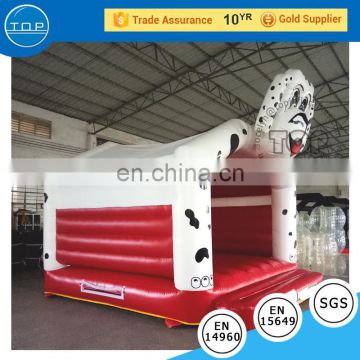 China factory house white bouncy castle with high quality