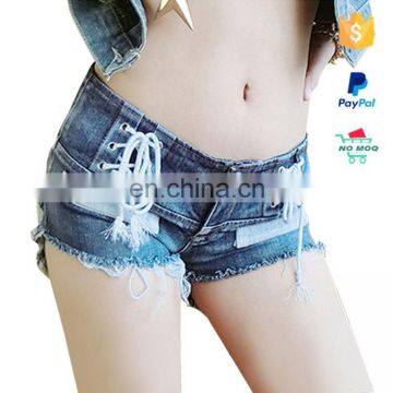 Wholesale Ripped European Ladies Fashion Short Pants photo-3