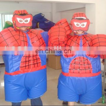 Commercial spideman sumo wrestling suits for sale