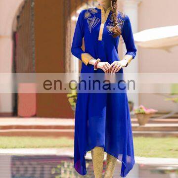 Viva n Diva Blue georgette Kurti