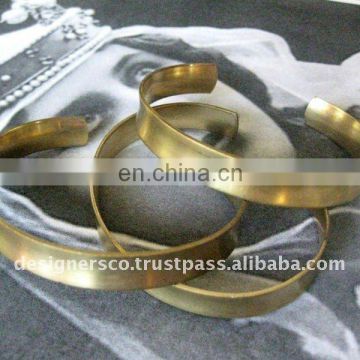 Brass Concave Plain Cuff