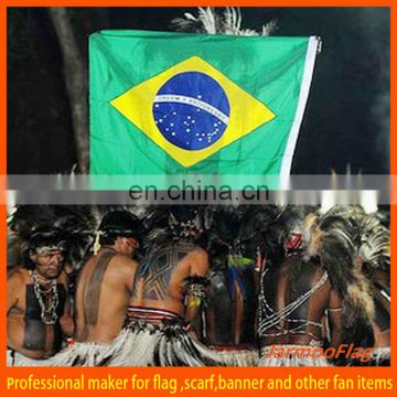 2014 Hot Brazil country national flag