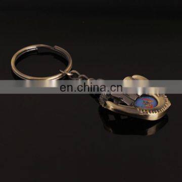 Football Match Commemorative Keychain Antique Metal Keychain photo-2