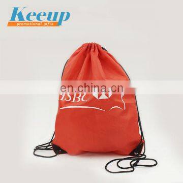 Promotional Polyester Cheap Custom Drawstring Bags for Sport