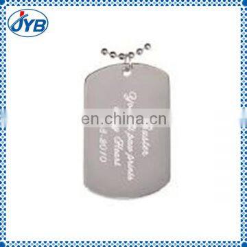 metal anodized aluminum baseball dog tags made in china