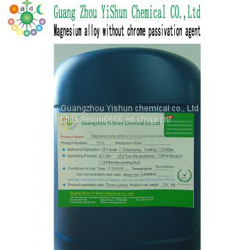 Magnesium alloy without chrome passivation solution The antioxidant Chemical additives