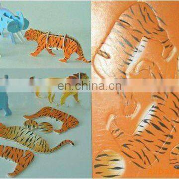 3D diy animal puzzle cards