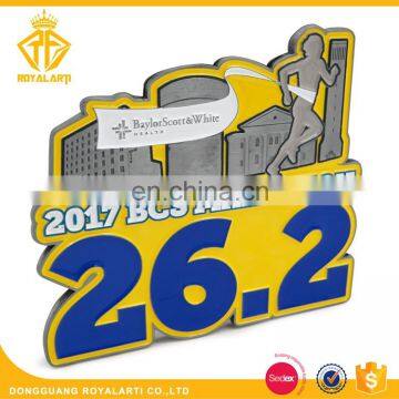 Antique Copper Half Marathon Running Medal With Company Logo photo-5