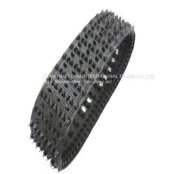 Factory Price Steel or Kevlar Enforced 255*72*30 All Terrain Vehicle Robot Rubber Track