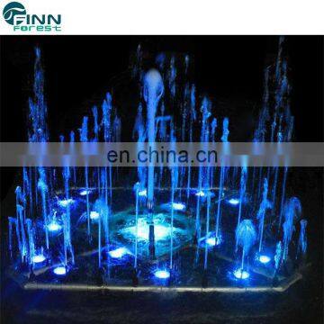 Outdoor fairy swing water fountain and nozzle water