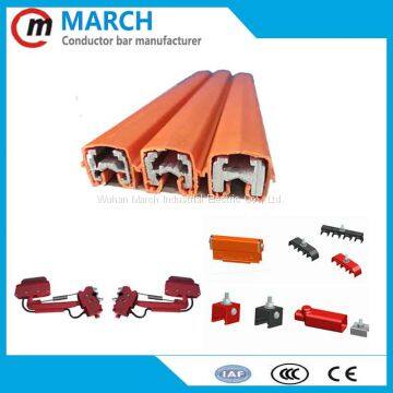 Гальванизированная стальная токоведущая рельса емкостью 125 А для мостового крана photo-5