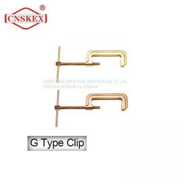 anit explosion G Type Clip high quality Al-cu 80mm