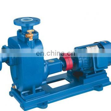 ZW sewage suction pump self sucking waste water pump industrial sewage pump  horizontal centrifugal non clogging self priming