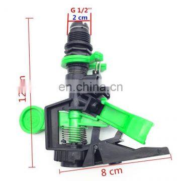 1 Sets 360 Degrees Irrigation Sprinklers and Bracket Connector Plastic Spike Agriculture Drip Products photo-6
