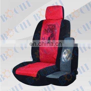 Hotsale and soft velvet material car seat cover for universal car