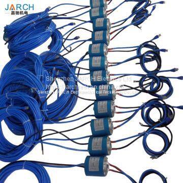 High frequency RJ45 USB 2.0 through bore Ethernet Slip Ring