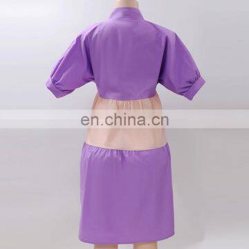 LAITE D2149 Plus Size Women Solid Color Patchwork Casual Dresses Ladies Autumn Dress Women Clothing photo-6