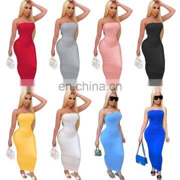 Wholesales Hot Sales Women Fashion Casual Dresses Ladies Bodycon Elastic Dresses Women Summer Dresses photo-2