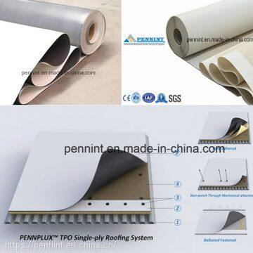 High Polymer TPO Waterproofing Membrane Basement Material Roofing Sheets Hot Sale photo-3