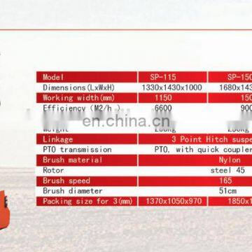 New Farm Tractors Driveway Road Sweeper photo-3