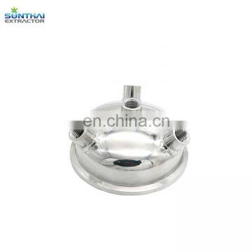 1.5" to 12" Hemispherical Lid Triclamp Collection Lid With FNPT/MNPT Ports photo-4