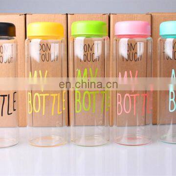 custom logo and color plastic fruit bottle bpa free drink bottle my bottle