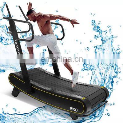 Air runner strengthen training exercise equipment for commercial use running machine Curved treadmill & air runner without motor