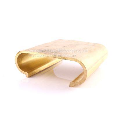 Decorative Extruded Brass Profile For Handrail