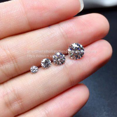 Wholesale Price Round Brilliant Cut Moissanite Diamond Def Color Moissanite