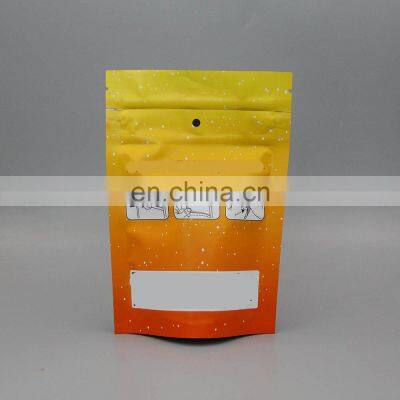 Custom Printed Smell Proof Child Resistant Packaging Pouch Soft Touch Matt 1 Pound lb 7g Mylar Gummies Bag for Cbd Flower Cookie photo-2