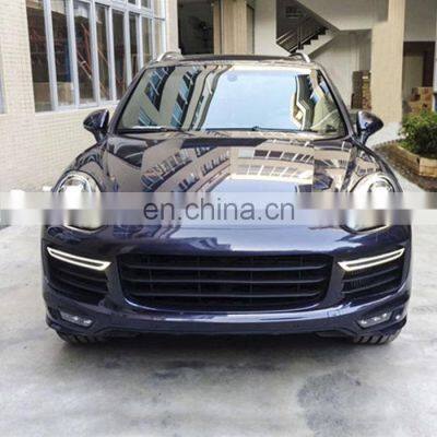 High quality Turbo GTS style body kit for Porsche cayenne 958.2 front bumper rear diffuser for porsche cayenne 958.2 facelift