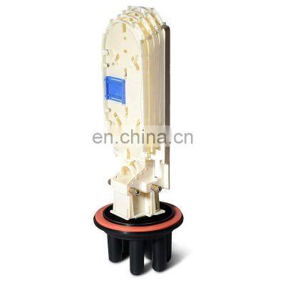 24 48 96 144 288 Core Vertical Dome Type Fiber Cable Joint Box Black Fiber Optic Splice Closure IP68 Aerial ISO9001, ROHS CN;GUA photo-3