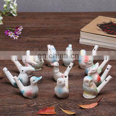 Small ceramic music water bird animal whistle