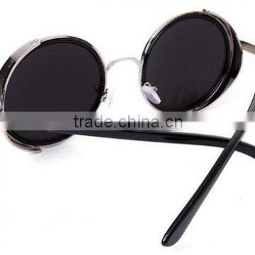 Hot Selling Unisex Fashion Retro Classic Metal Frame Small Round Sunglasses Eyewear photo-5