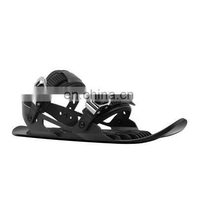 Mini Ski Skates Snow the Short Skiboard Snowblades High -Quality Adjustable Bindings Portable Skiing Shoes