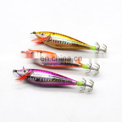 In stock 10cm/10g plastic squid jig EGI fishing lure luminous body slow sinking bait