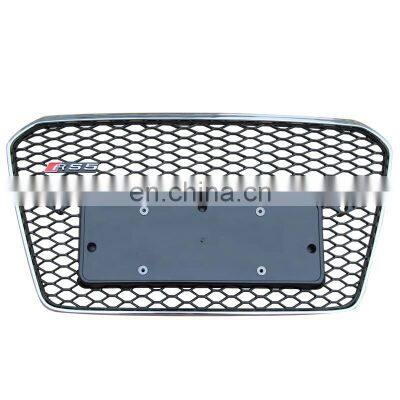 2013-2016 Automotive Chrome silver black front grill refit RS5 front grill for audi A5 S5 no logo style