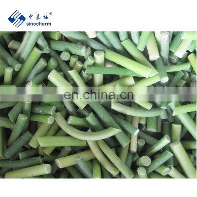 Sinocharm Frozen vegetables New Season BRC A Approved Frozen Garlic Sprout Cuts IQF Spring Garlic Sprout