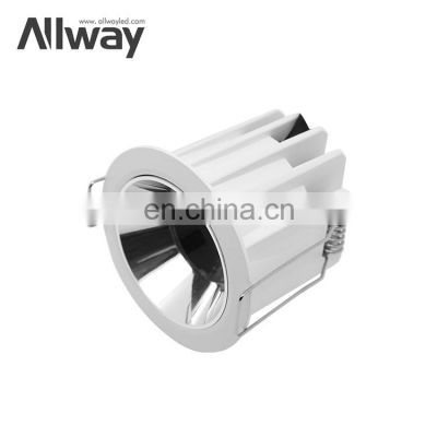 New Project Installation Round Shape Trimless Ceiling Spot Light COB 9W LED Down Lamp