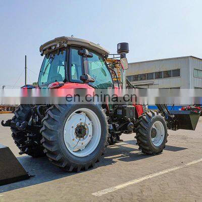 Cheap Price New 180HP Farming Tractor With Front End Loader and Backhoe for Sale photo-4