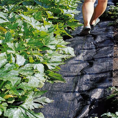 Weeds Mat Anti-UV Plastic Mulch Layer Sheet Woven Landscape Fabric for Tree