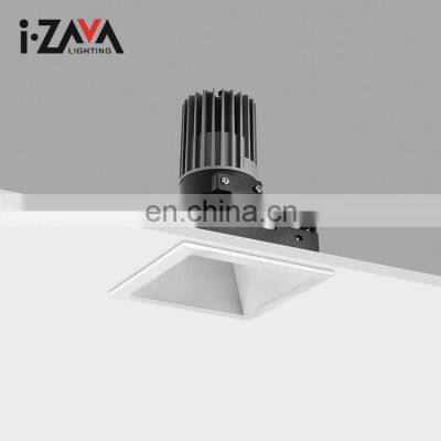 Good Quality Anti-glare Hotel Home Shop Decoration Aluminum IP20 12W 14W COB Recessed LED Spotlight