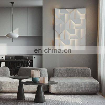 Modern Simple Bedroom Living Room Wall Light Corridor Wall Lamp Decorative Geometric Square Wall Lamp