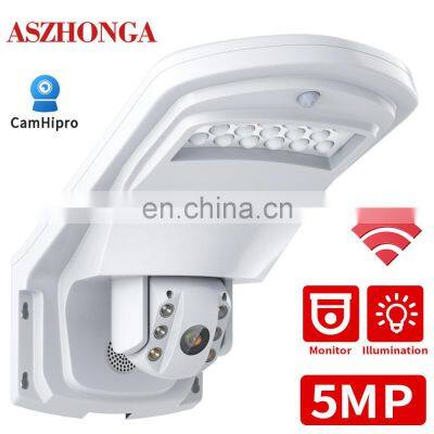 5MP WIFI Floodlight IP Camera Wireless Home Security 5X Optical Zoom PTZ HD CCTV Outdoor Surveillance Cam CamHi photo-2