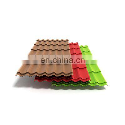 ASTM DIN JIS 0.45mm 8 ft industry metal galvanized corrugated warehouse heat resistant color coated zinc roof steel sheet