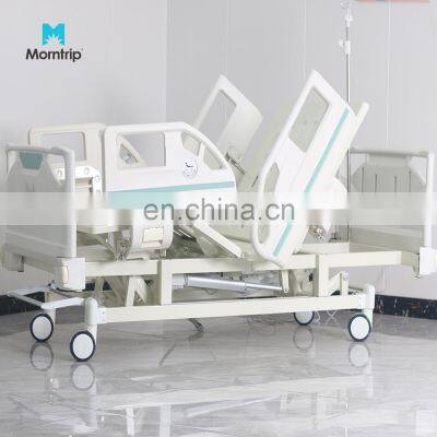 Amazon Cheap Price Electronic Hospital PP Headboard Footboard Backrest Legrest Medical Bed For Patient