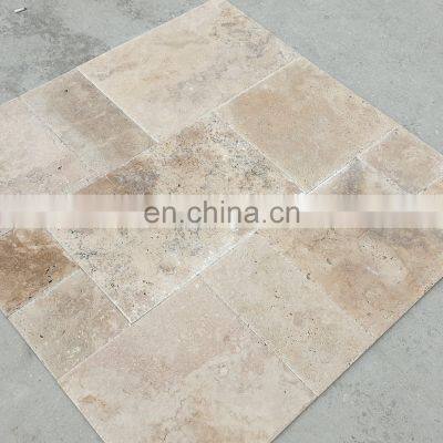 Customizable Cheap Very Reasonable Price Classic Commercial Travertine Pattern Set Tiles Made in Turkey Cem-Fpt -02 photo-3