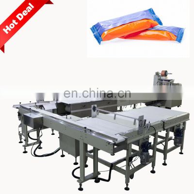 Automatic High Speed Horizontal Biscuits / Bread / Ice Cream Popsicle / Chocolate Bar Packing Machine