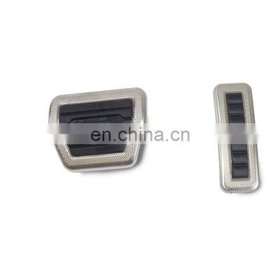 Hot Selling Aluminum Foot paddle covers for Land Rover Range Rover Accelerator Pad Cover Gas Brake And Clutch Pedal Pad